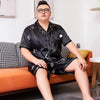 Plus Size Mens Satin Pajamas