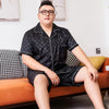 Plus Size Mens Satin Pajamas