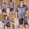 Plus Size Mens Satin Pajamas