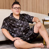 Plus Size Mens Satin Pajamas