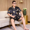 Plus Size Mens Satin Pajamas