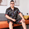 Plus Size Mens Satin Pajamas