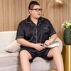 Plus Size Mens Satin Pajamas