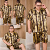 Plus Size Mens Satin Pajamas