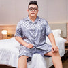 Plus Size Mens Satin Pajamas
