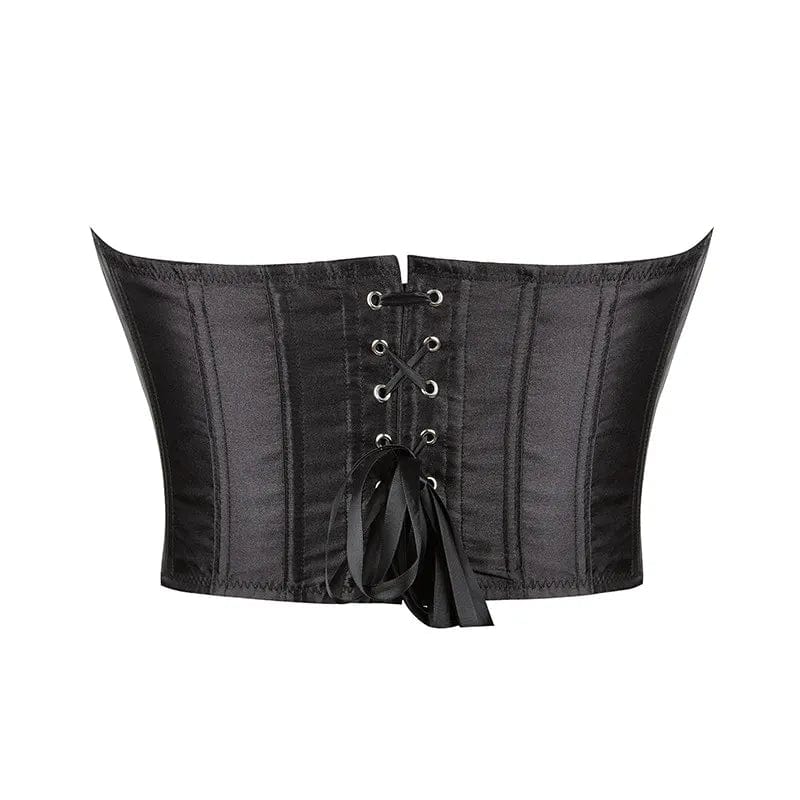 Satin Bustier Corset Top