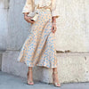 Satin Printed Maxi Skirt
