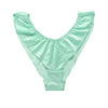 Satin Ruffle Thong