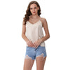 Satin V Neck Tank Top