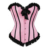 Lace and Satin Corset Top