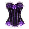 Lace and Satin Corset Top