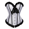 Lace and Satin Corset Top