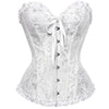 Lace and Satin Corset Top