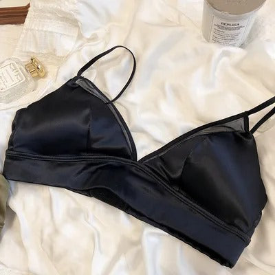 Satin Triangle Bra