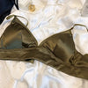 Satin Triangle Bra
