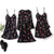 Black Satin Pajamas Set