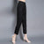 Black Satin Pants for Women