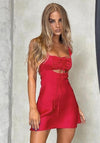 Cutout Satin Dress