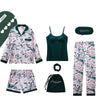 Floral Print Satin Pajama Set