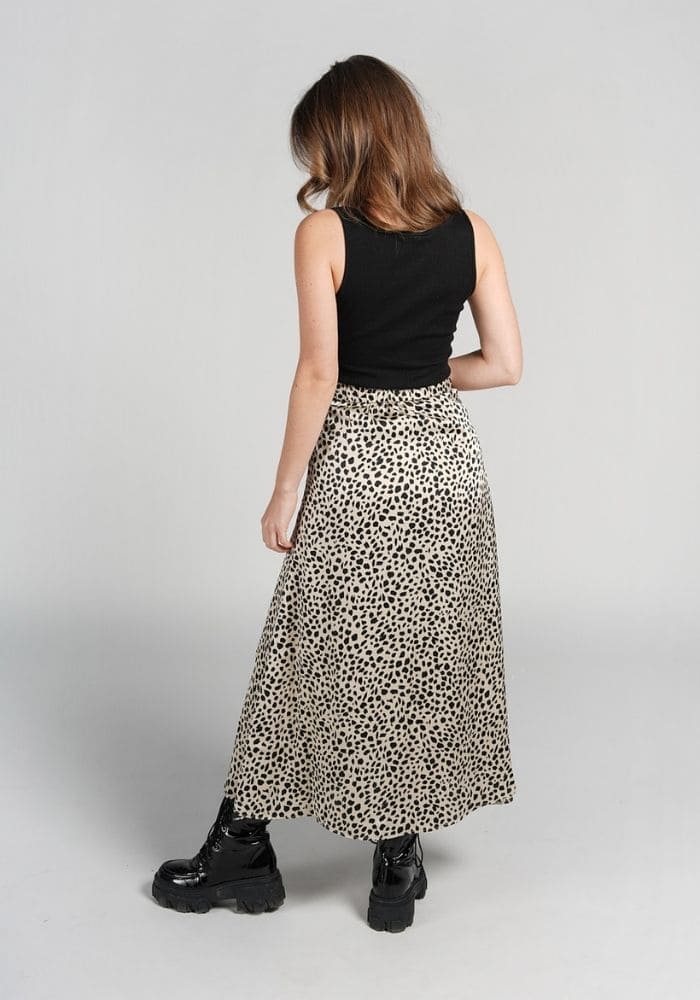 Full Satin Maxi Skirt