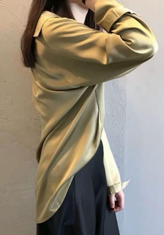 Gold Satin Shirt