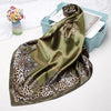 Green Satin Scarf