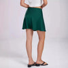 Green Satin Skirt Mini