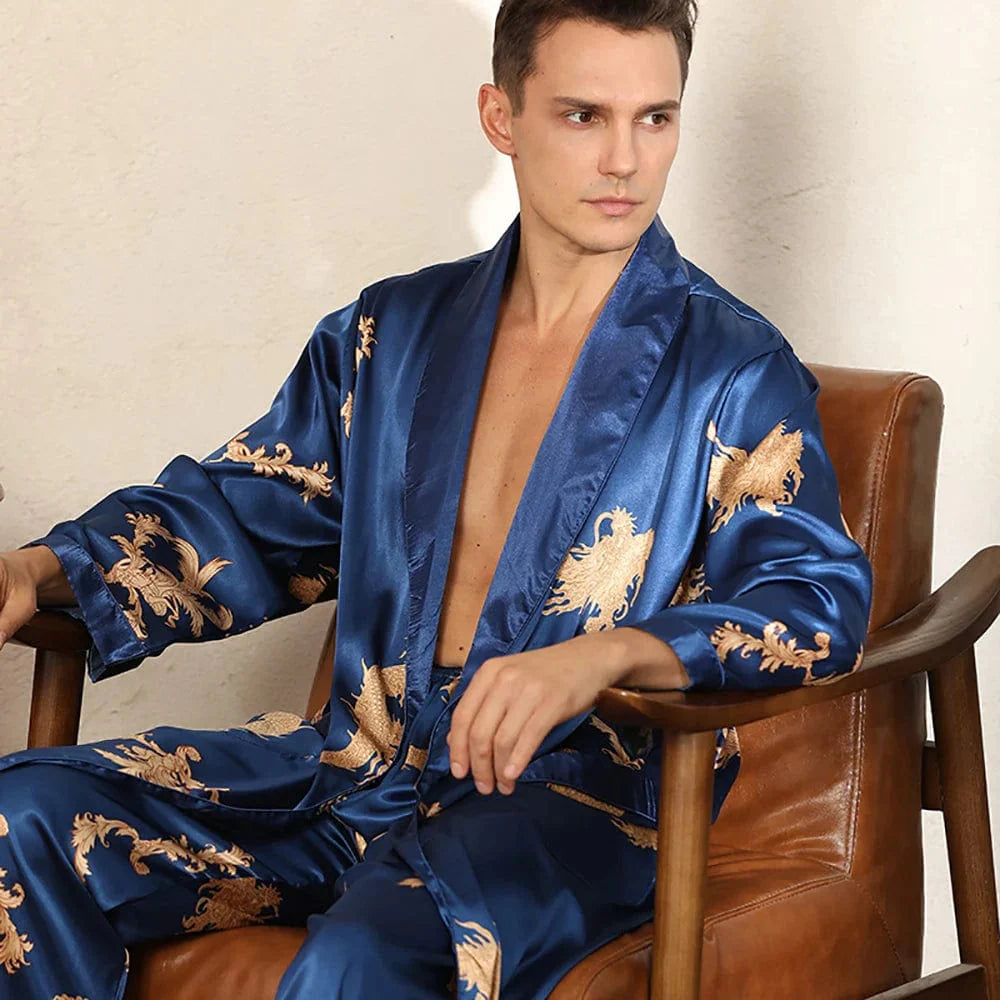 Luxury Men's Satin Pajamas
