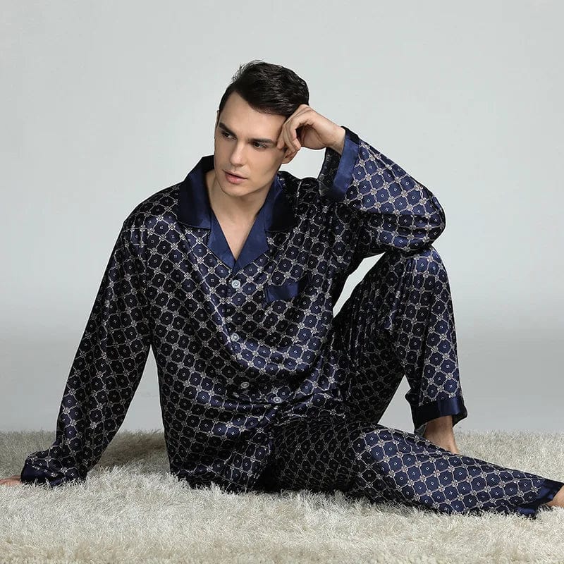 Luxury Mens Satin Pajamas