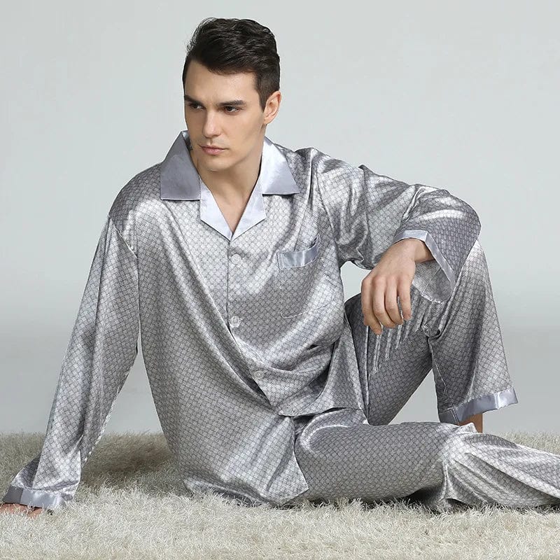 Luxury Mens Satin Pajamas | Satin Clothing - Satin Paris