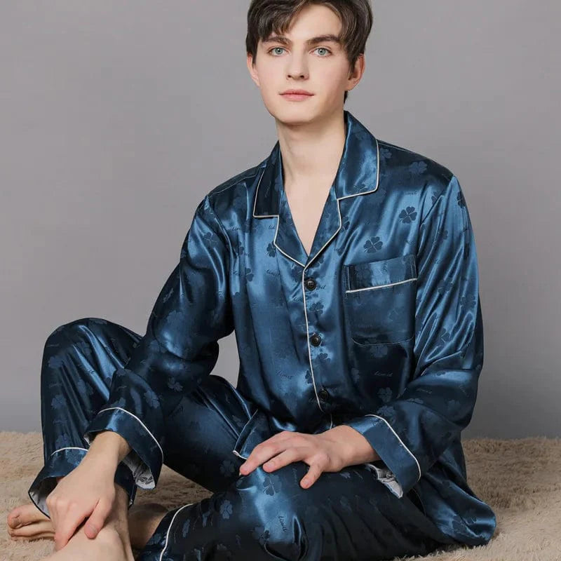 Mens Satin Pajama Set