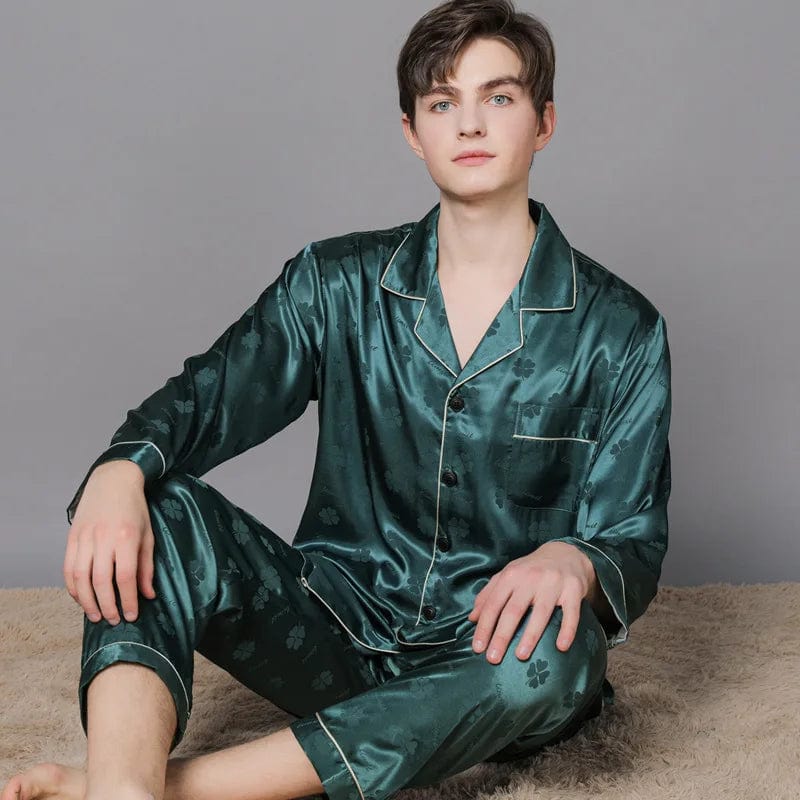 Mens Satin Pajama Set