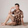 Mens Satin Short Pajamas