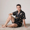 Mens Satin Short Pajamas