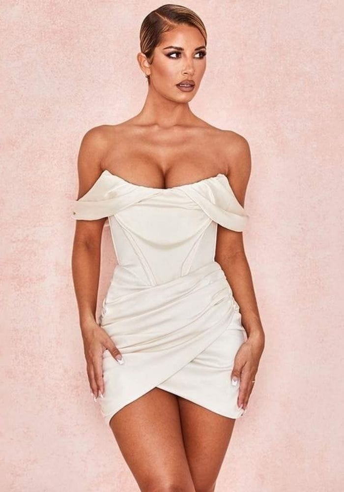 Off The Shoulder Mini Dress