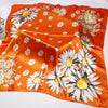 Orange Satin Scarf