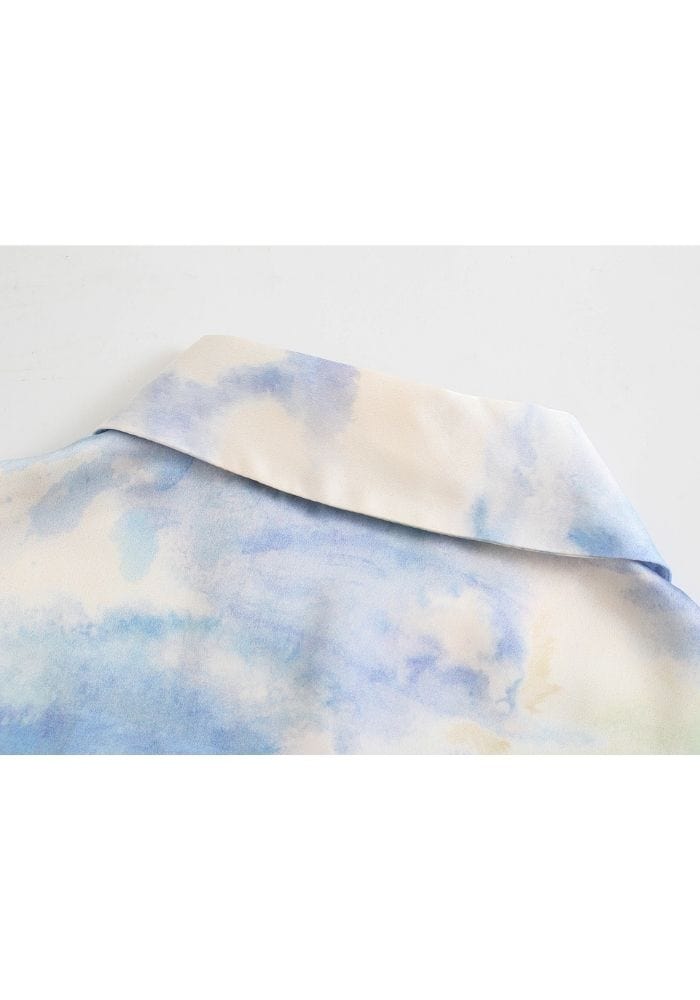 Oversize Satin Shirt