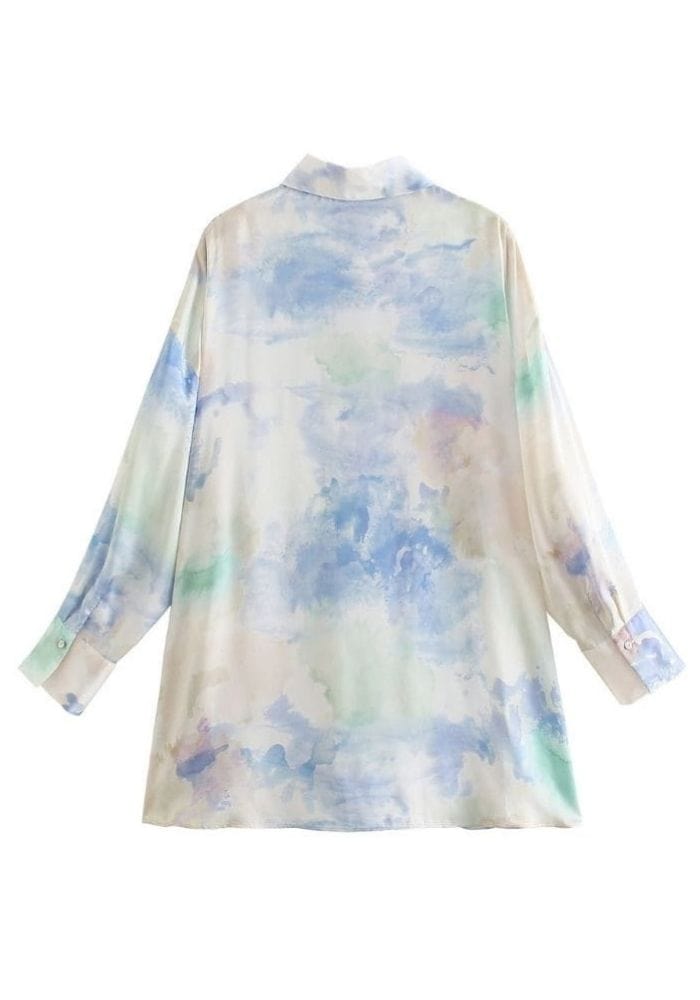 Oversize Satin Shirt