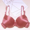 Padded Satin Triangle Bra