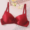 Padded Satin Triangle Bra