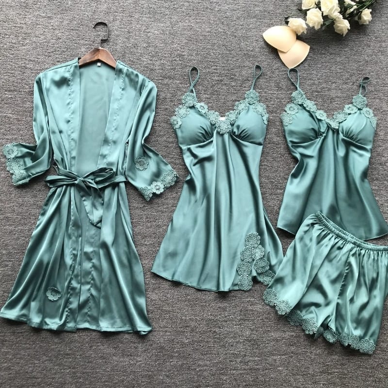 Pajama Set Women Satin