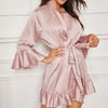 Pale Pink Satin Kimono