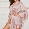 Pale Pink Satin Kimono