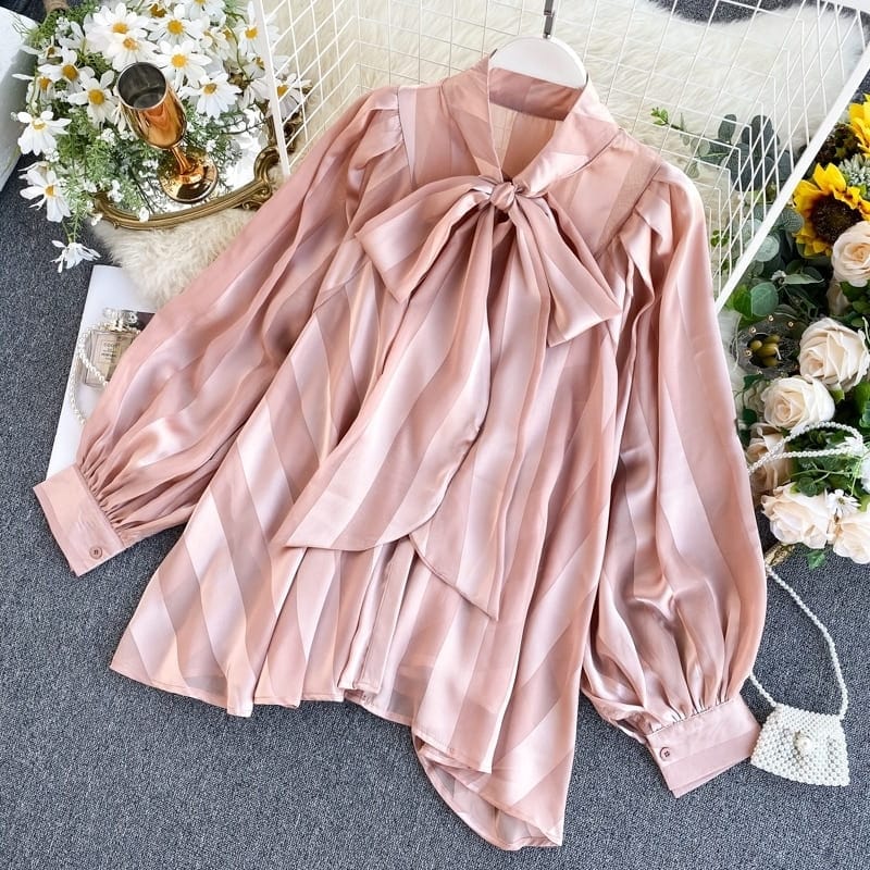 Pink Blouse Satin
