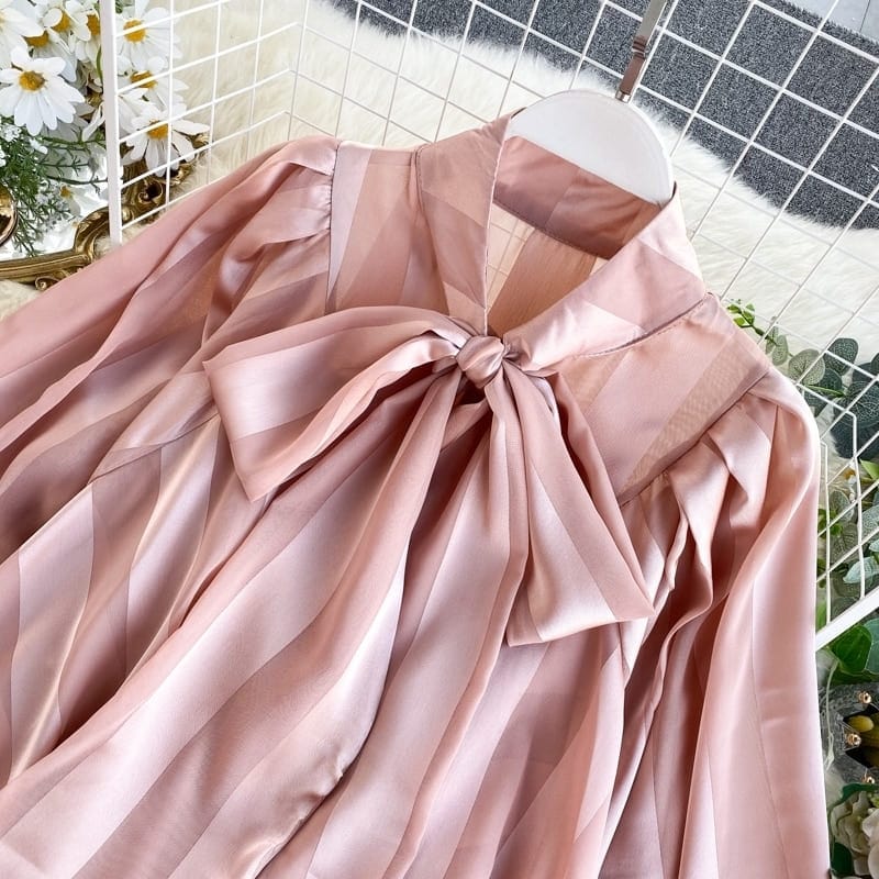 Pink Blouse Satin