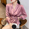 Pink Satin Blouse