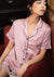 Pink Satin Pajamas Short Set