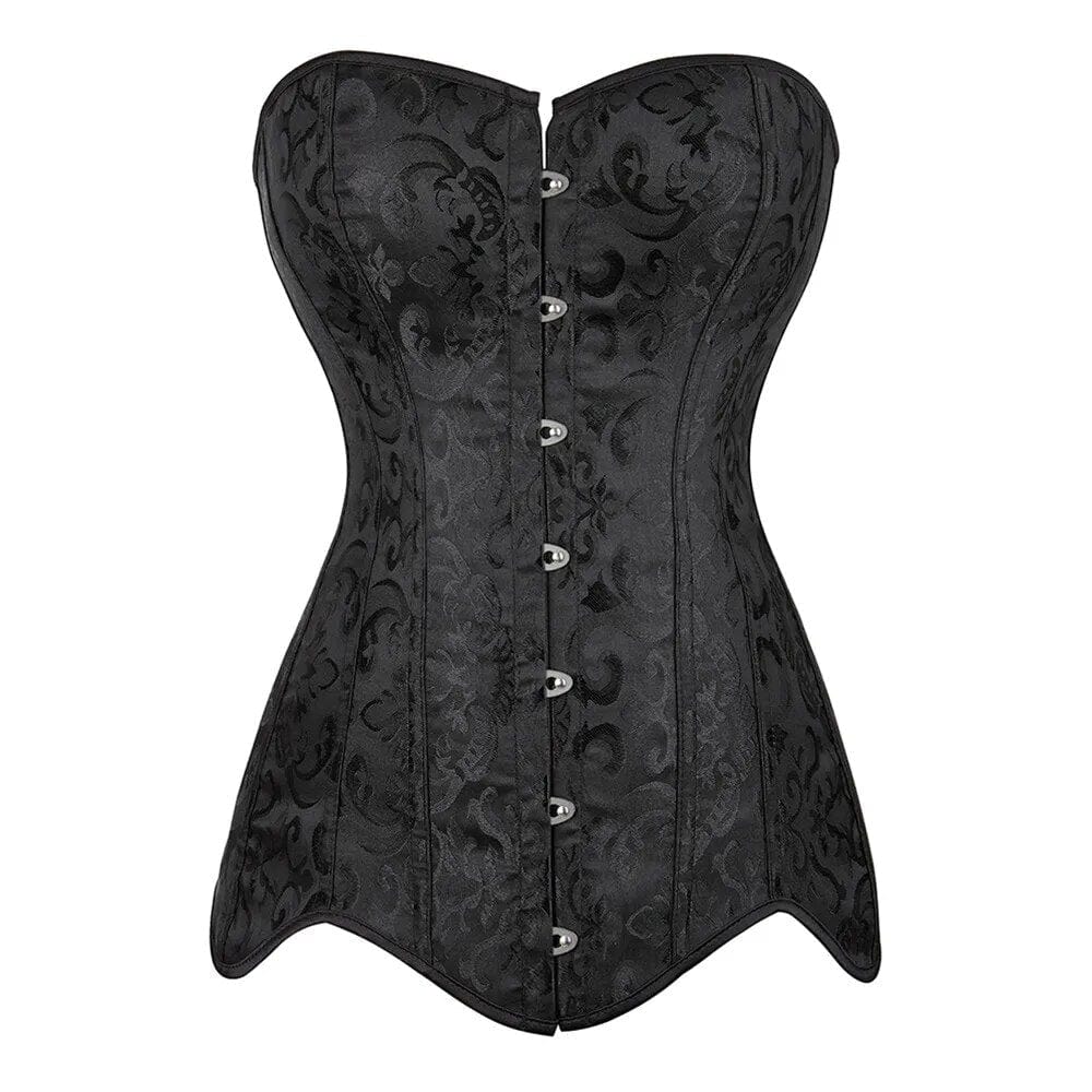 Plus Size Satin Corset Top