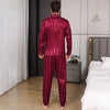 Red Satin Pajamas for Men