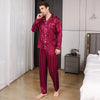 Red Satin Pajamas for Men